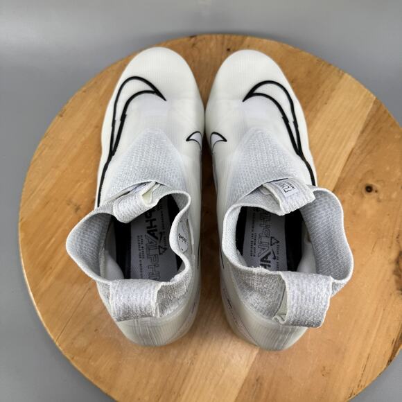 Nike Alpha Menace Elite 3 Mens Size 13.5 Football Cleats White DM1792-109 NEW - Picture 5 of 8